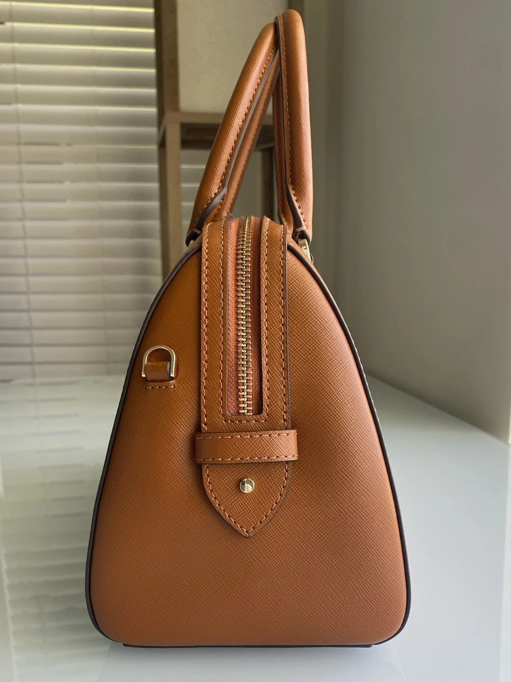 Kate Spade Warm Cognac Satchel Crossbody